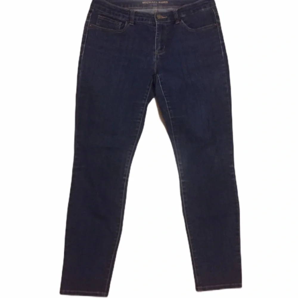 Michael Kors Skinny Jeans Womens 6 Dark Wash Stretch Mid Rise Slim Fit Denim